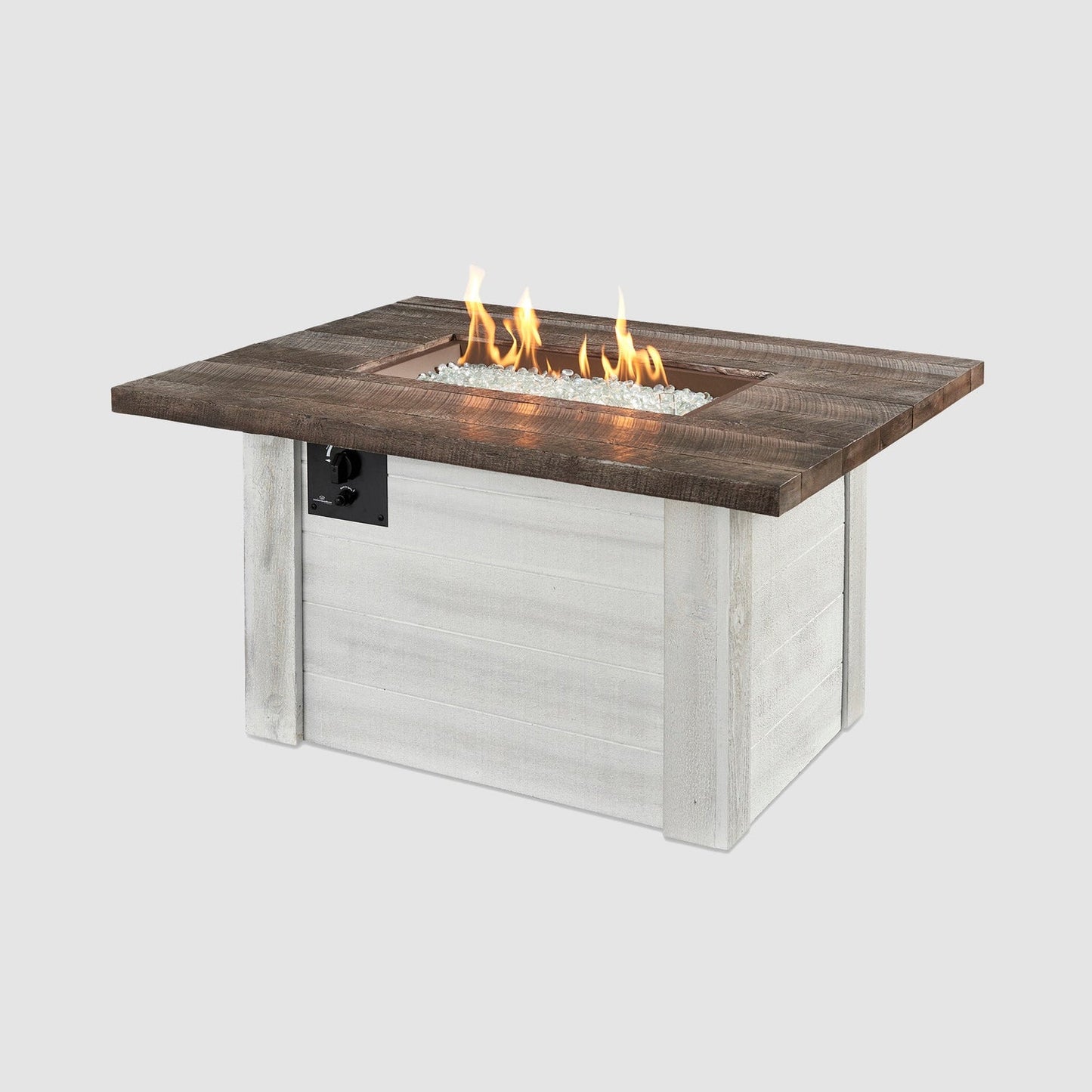 Alcott, Rectangular Gas Fire Pit Table, 48" Fire Pit Table, Pit Table