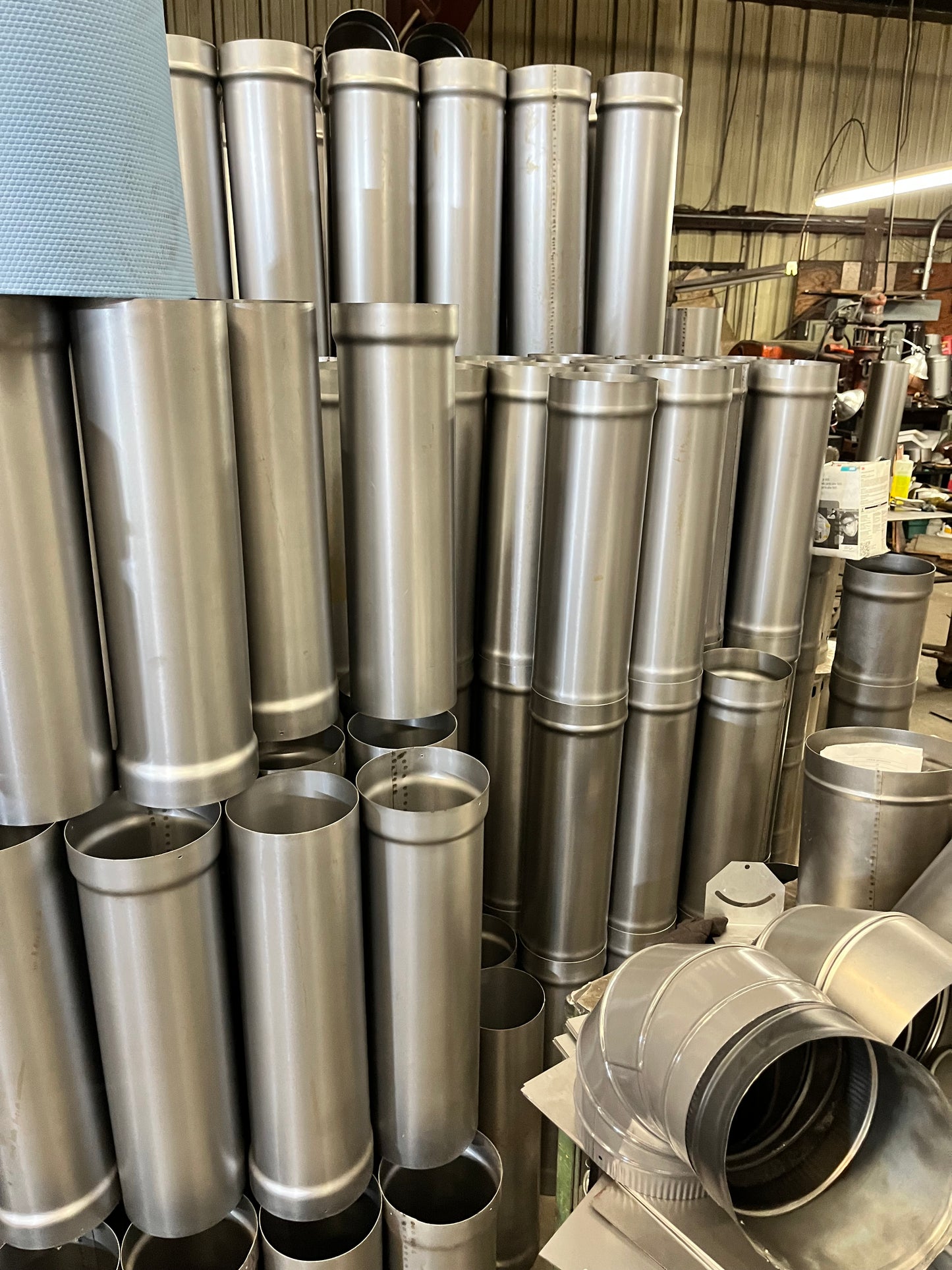 The Flue pipe is made specifically for your malm fireplace- this way you have exact matching paint and dimensions.