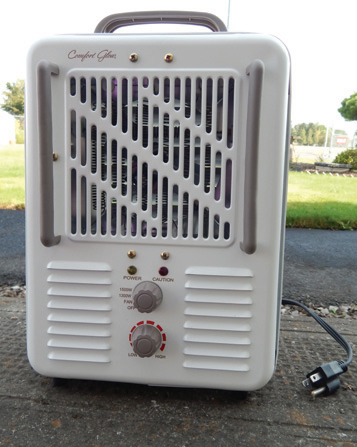 Small greenhouse heater