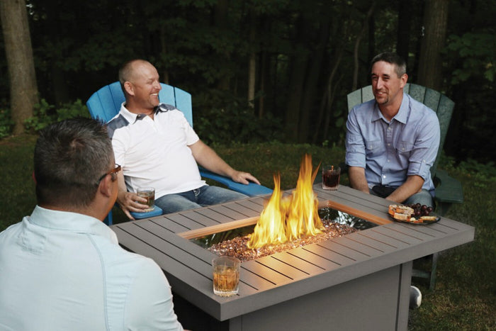 HAMPTONS RECTANGLE PATIOFLAME® TABLE / HAMP1-GY