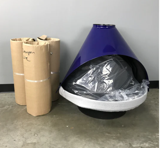 Malm 30” Zircon Freestanding Wood Burning Fireplace