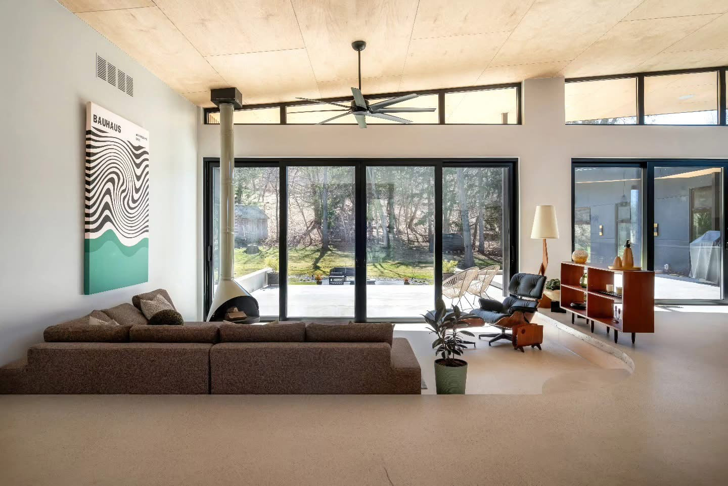 Malm 34” Zircon Freestanding Wood Burning Fireplace