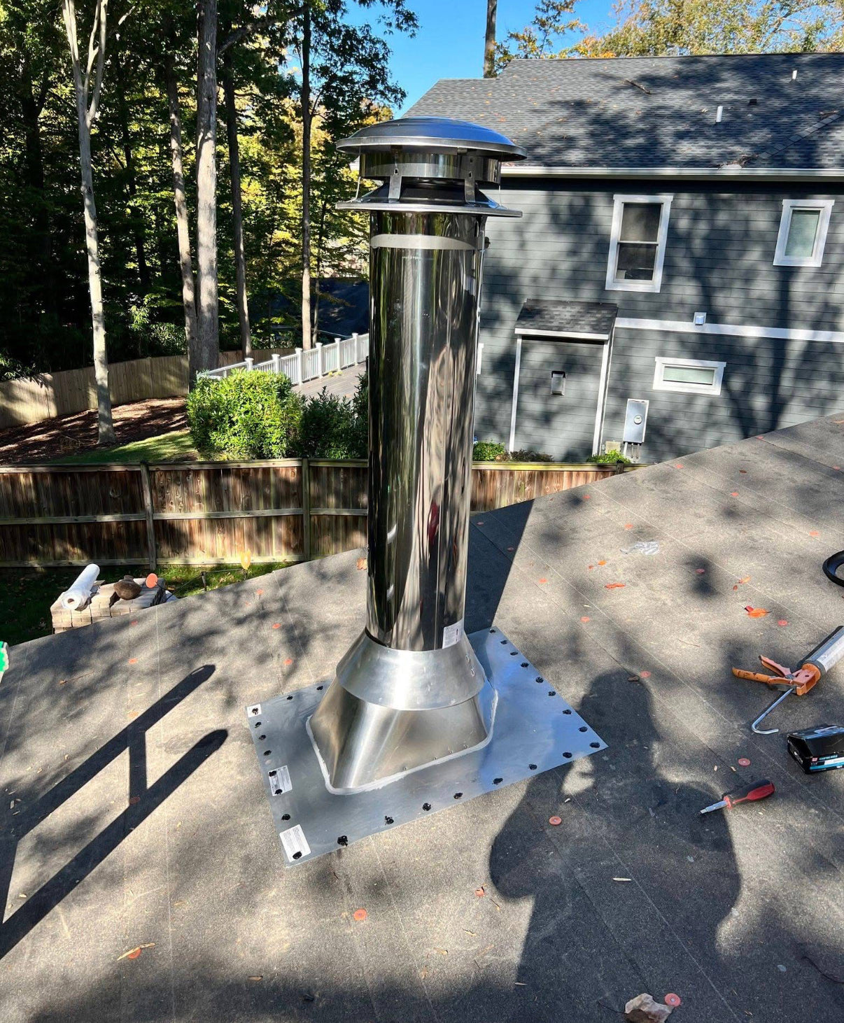 7" x 06" DuraTech Stainless Steel Chimney Pipe - 7DT-06SS