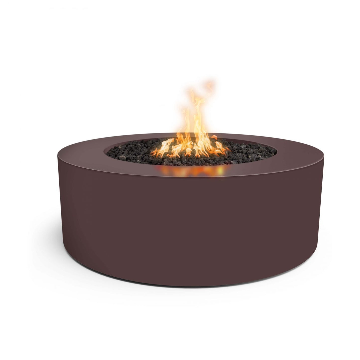 The Outdoor plus powdered coated 18" Tall Unity Fire Pit with white background