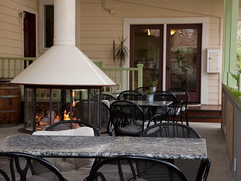 White Malm Carousel GAS FIREPLACE - just as stunning way to heat your home or business