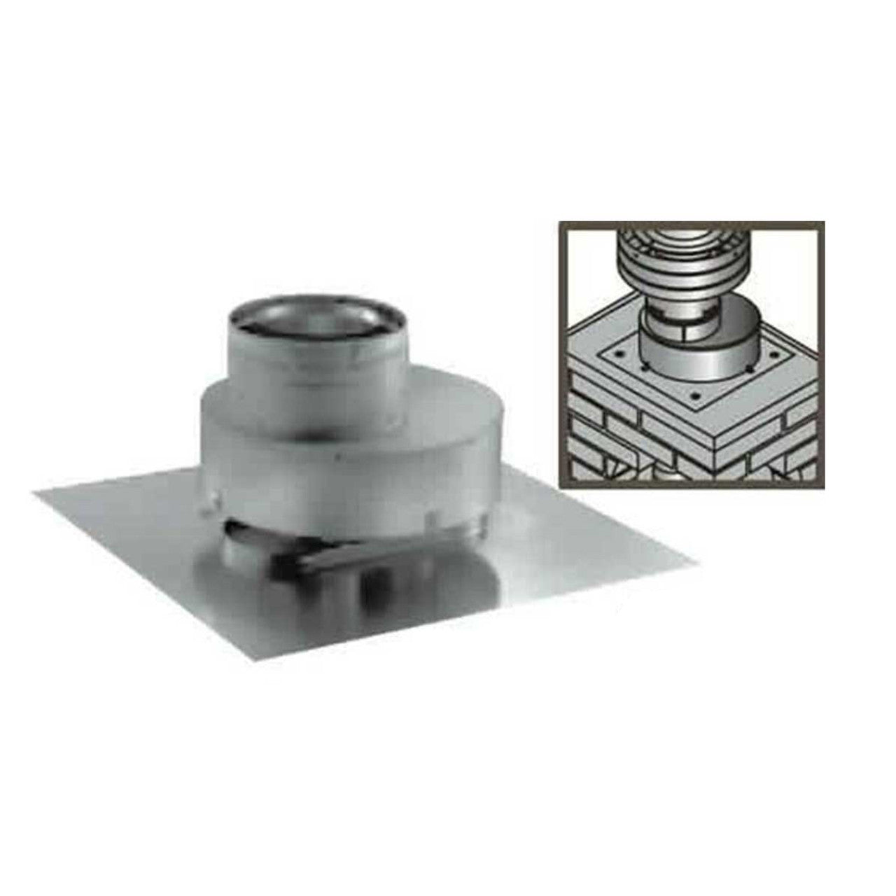 4" x 6 5/8" DirectVent Pro Chimney Liner Termination Kit - 46DVA-GK
