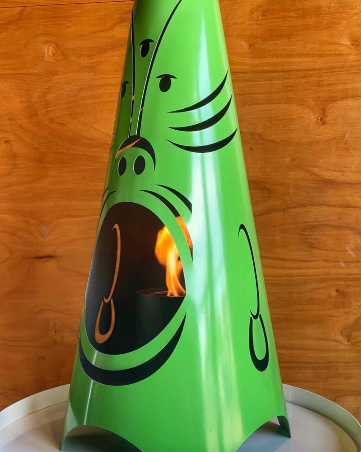 Modfire SHAG Series Mini-Tiki Fireplace - "Limited Edition" Tikifire Modern Fireplace