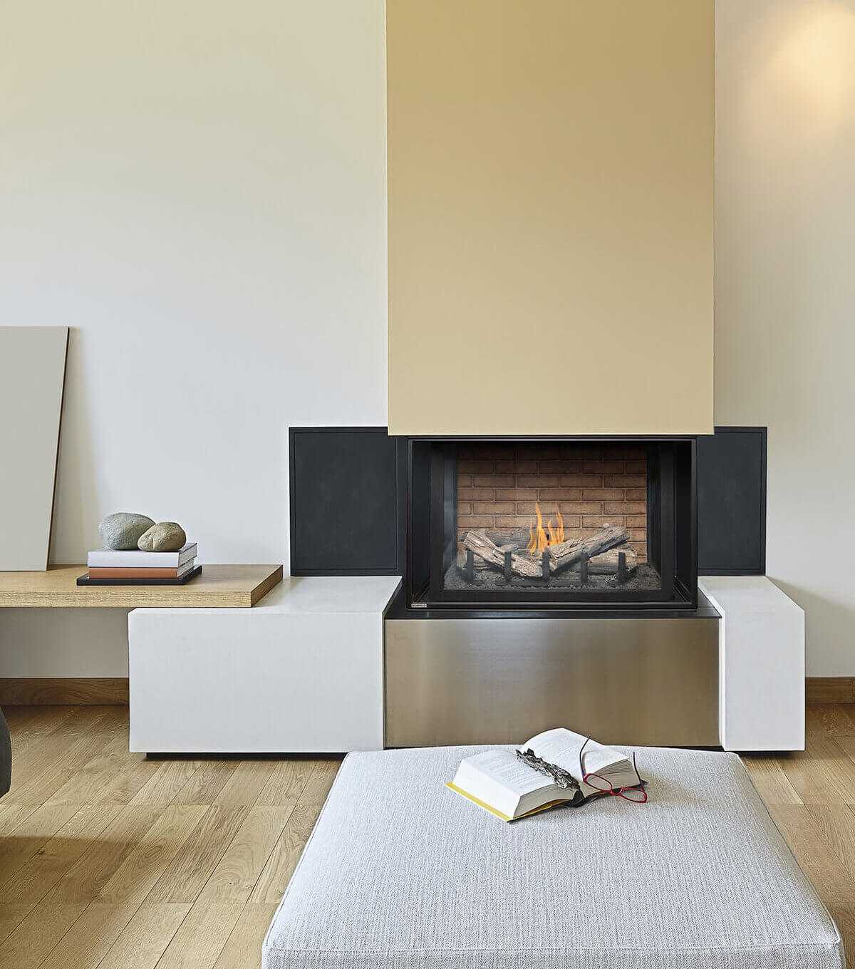 Montigo DIVINE MULTI H38PR Bay Gas Fireplace