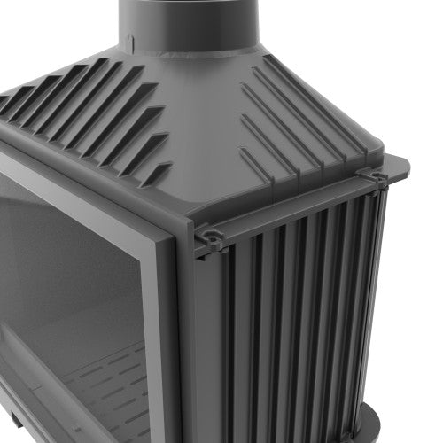 KFD 2 Sided Corner High Efficiency Wood Fireplace ECO MAX 7 L/R Standard