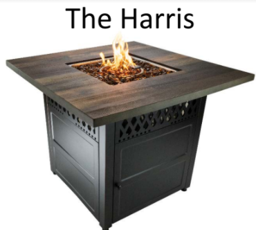 Fire table with Leg Warming Technology