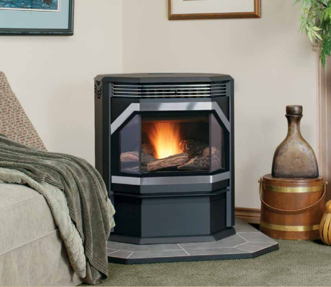 Iron Strike Winslow Steel Pellet Stove PS40GL
