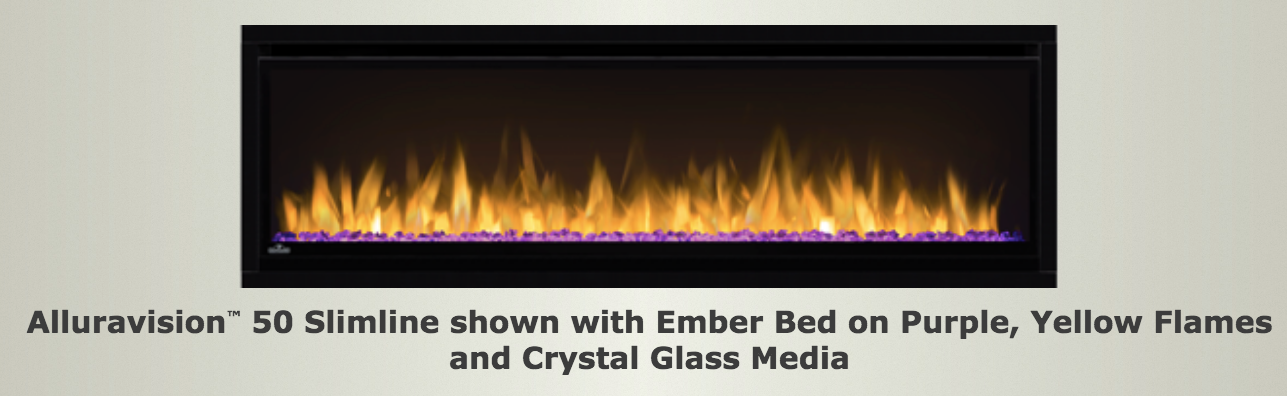 Napoleon® Alluravision™ Slimline Electric Fireplace