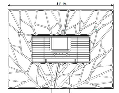 Front design of the Invicta Gaya is a rustic industrial look with new age heating technology