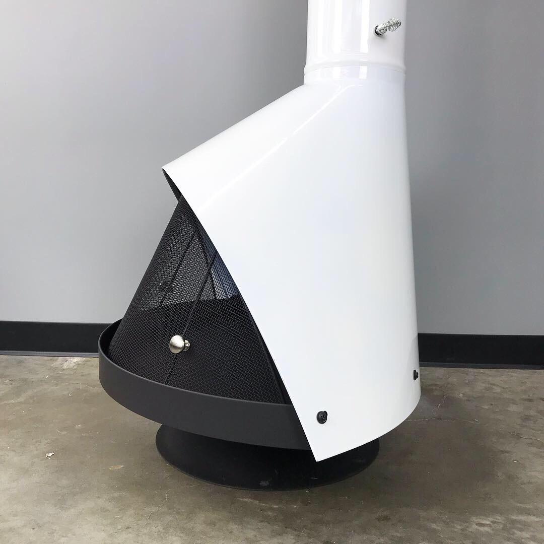 MALM Zircon Mid Century Modern Wood Fireplace 30", and 34" options MCM Wood burning Fireplace Zircon