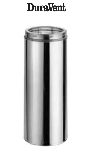 DuraVent 7" Inner Diameter - DuraTech Class A Chimney Pipe - Double Wall - 60" Pipe Length