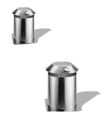 DuraVent 7" Inner Diameter - DuraTech Class A Chimney Pipe - Double Wall - Attic Insulation Shield Model: 7DT-IS