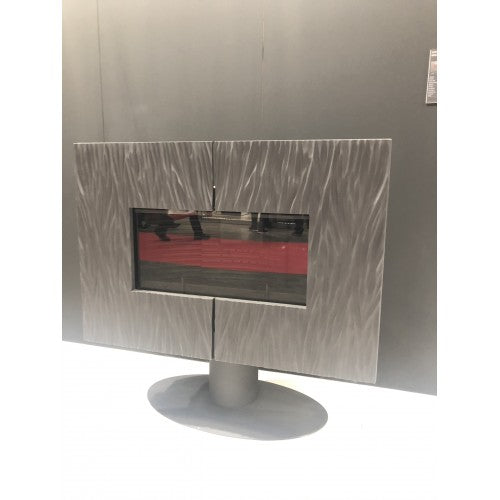 Corner Pedestal French Door Wood burning stove