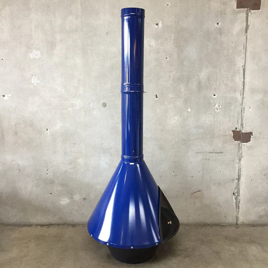 Blue Malm Lancer Cone style fireplace can easily be converted to Electric if you would like also this one here is setup wood but with an electric conversion to your wood fireplace you simoply buy the unit and make a hole to run the wire and you are setup with an electric fireplace