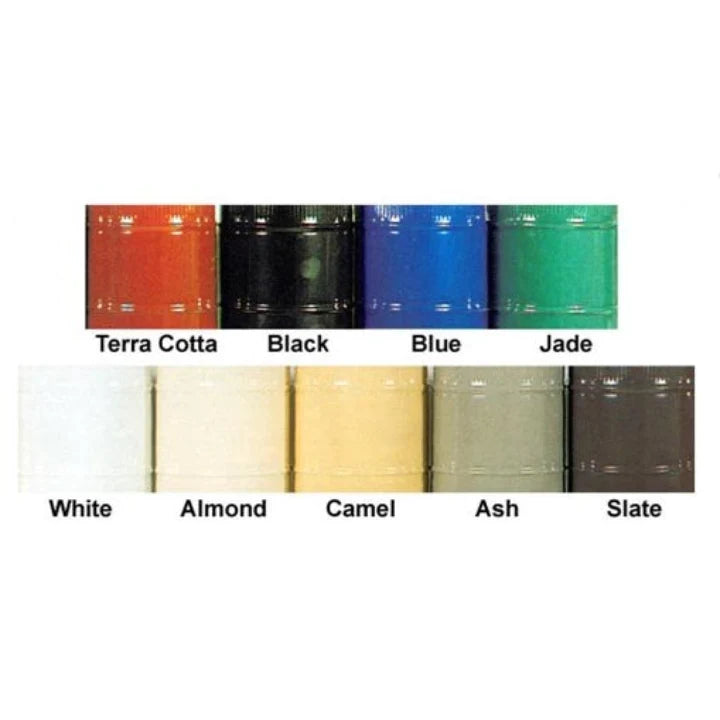 Color options for your wood or gas fireplace