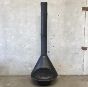 Malm Midcentury Modern Lancer Cone Fireplace MCM Wood Burning Custom made Fireplace