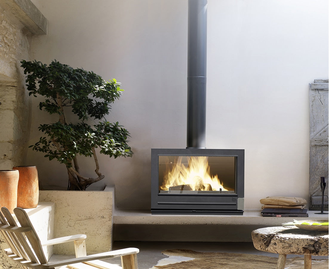 Invicta Preston Single sided Glass Wood burning stove