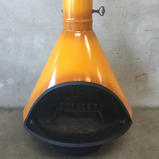 Malm Midcentury Modern Lancer Cone Fireplace MCM Wood Burning Custom made Fireplace