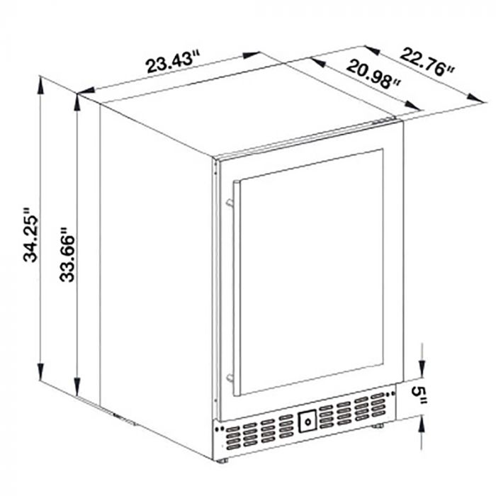fridge dimensions