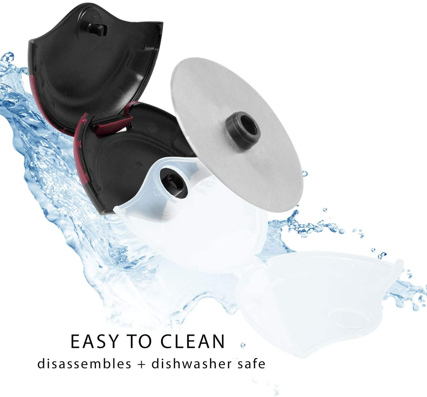 CHICAGO BRICK OVEN PIZZA CUTTER WITH COVER, PIZZA WHEEL, ERGONOMIC PLASTIC PIZZA CUTTER WHEEL WITH PROTECTIVE BLADE GUARD, MINI PIZZA CUTTER, COMPACT & DISHWASHER SAFE PIZZA CUTTER