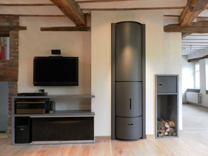 Stûv 30 Compact H - 360° Rotating 6KW Wood Burning Stove