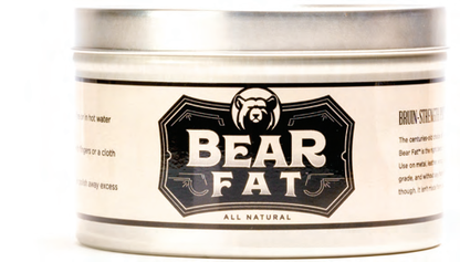 Bear Fat Cauldron Protector - 100% Natural 1-Pint Canister for Blacksmith Craft & Patina Restoration