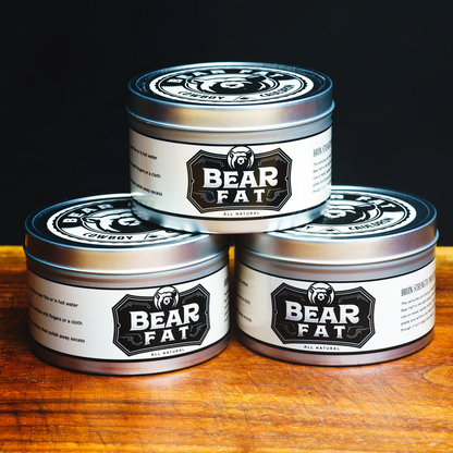 Bear Fat Cauldron Protector - 100% Natural 1-Pint Canister for Blacksmith Craft & Patina Restoration