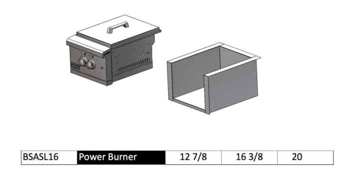 Broilmaster BSASL16 16″ Insulated Sleeve For BSABW16N