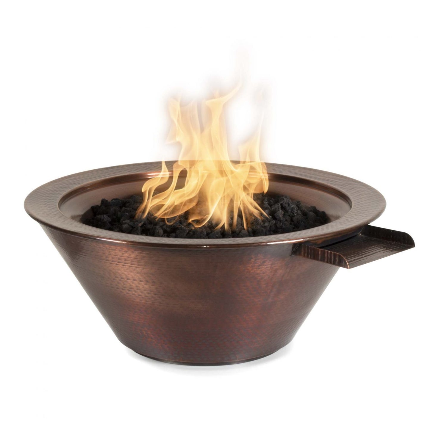 CAZO FIRE & WATER BOWL – HAMMERED PATINA COPPER