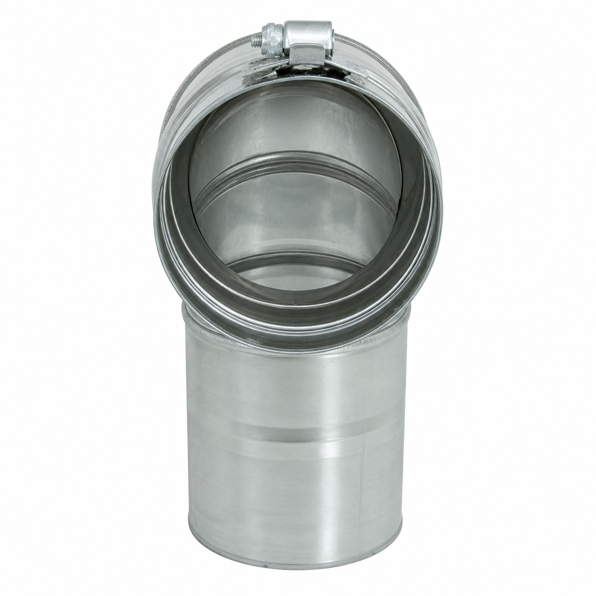 Duravent FasNSeal Stainless Elbow Gas Vent Pipe - Single Wall