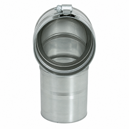 Duravent FasNSeal Stainless Elbow Gas Vent Pipe - Single Wall