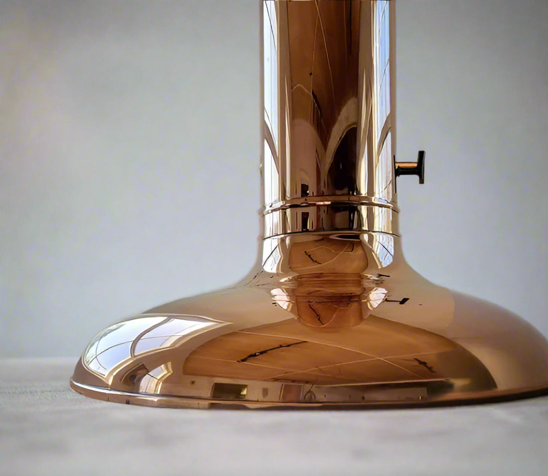 Copper Mid Century Modern Fireplace Lid for the Malm Fire Drum 2 Copper Hood Vent MCM Stylish Fancy Fireplace