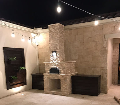 Chicago Brick Oven: CBO-500 DIY Wood Fired Build-In Pizza Oven Kit - 27" X 22" COOKING SURFACE