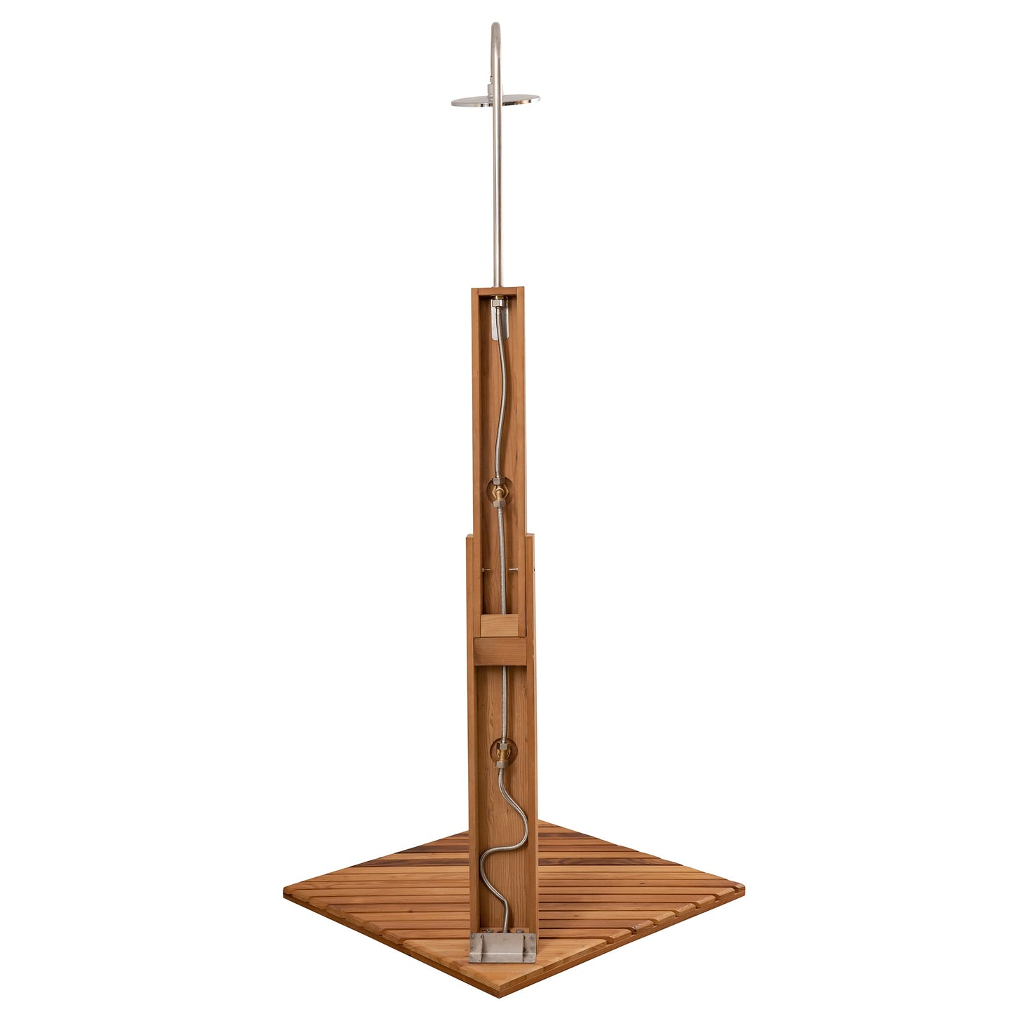 Hemlock Wood Outdoor Shower by Redwood Outdoors