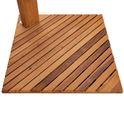 Hemlock Wood Outdoor Shower by Redwood Outdoors