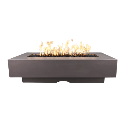 Del Mar GFRC Concrete Rectangle Natural Gas Fire Pit Table