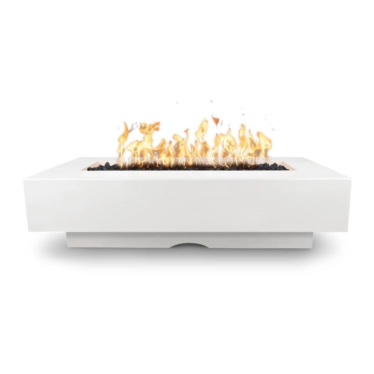 Del Mar GFRC Concrete Rectangle Natural Gas Fire Pit Table