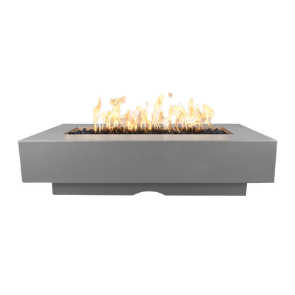 Del Mar GFRC Concrete Rectangle Natural Gas Fire Pit Table