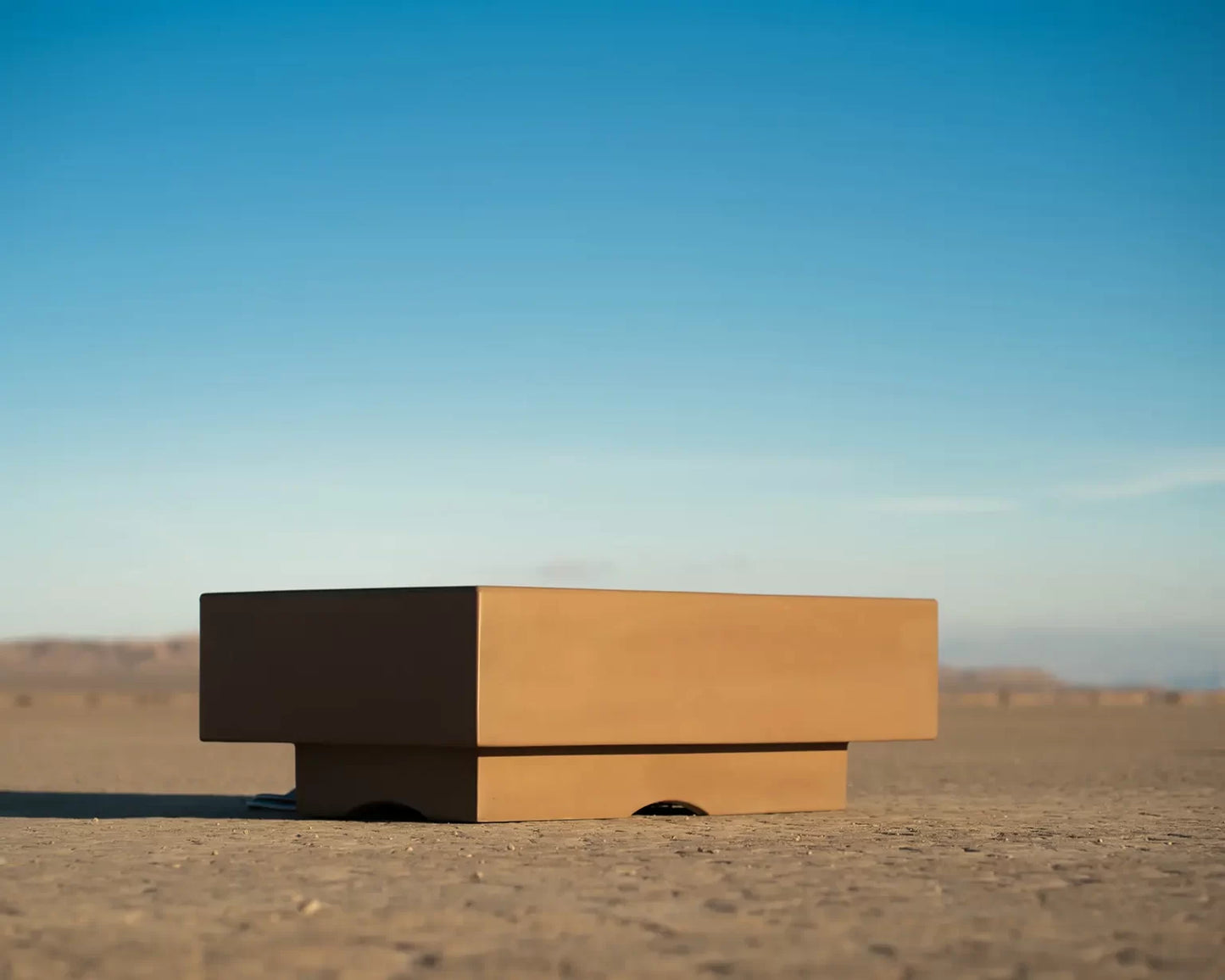 Del Mar GFRC Concrete Rectangle Natural Gas Fire Pit Table