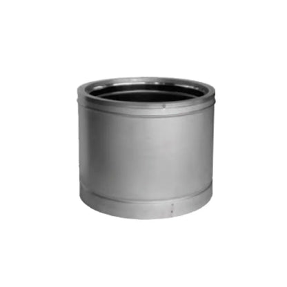 Duratech 10" inner diameter galvanized steel class A type double wall all-fuel chimney pipe.