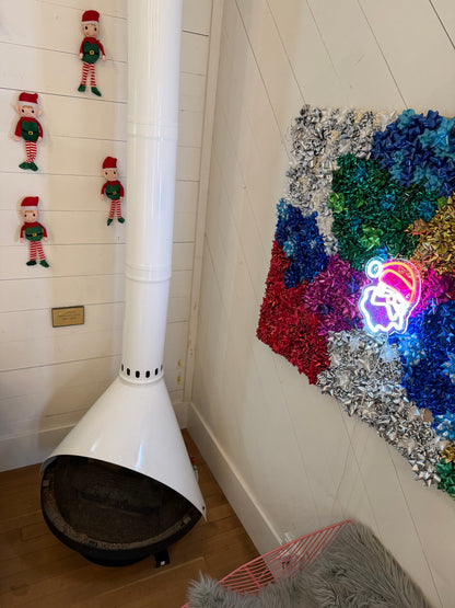 Malm 34” Zircon Freestanding Wood Burning Fireplace