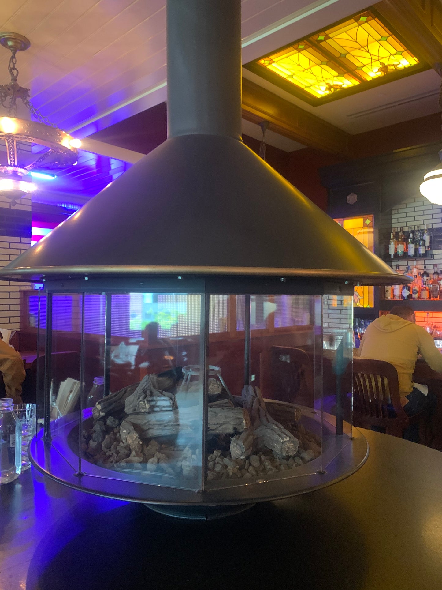 Matte Black Malm ALl glass fireplace made in USA and proudly made in california