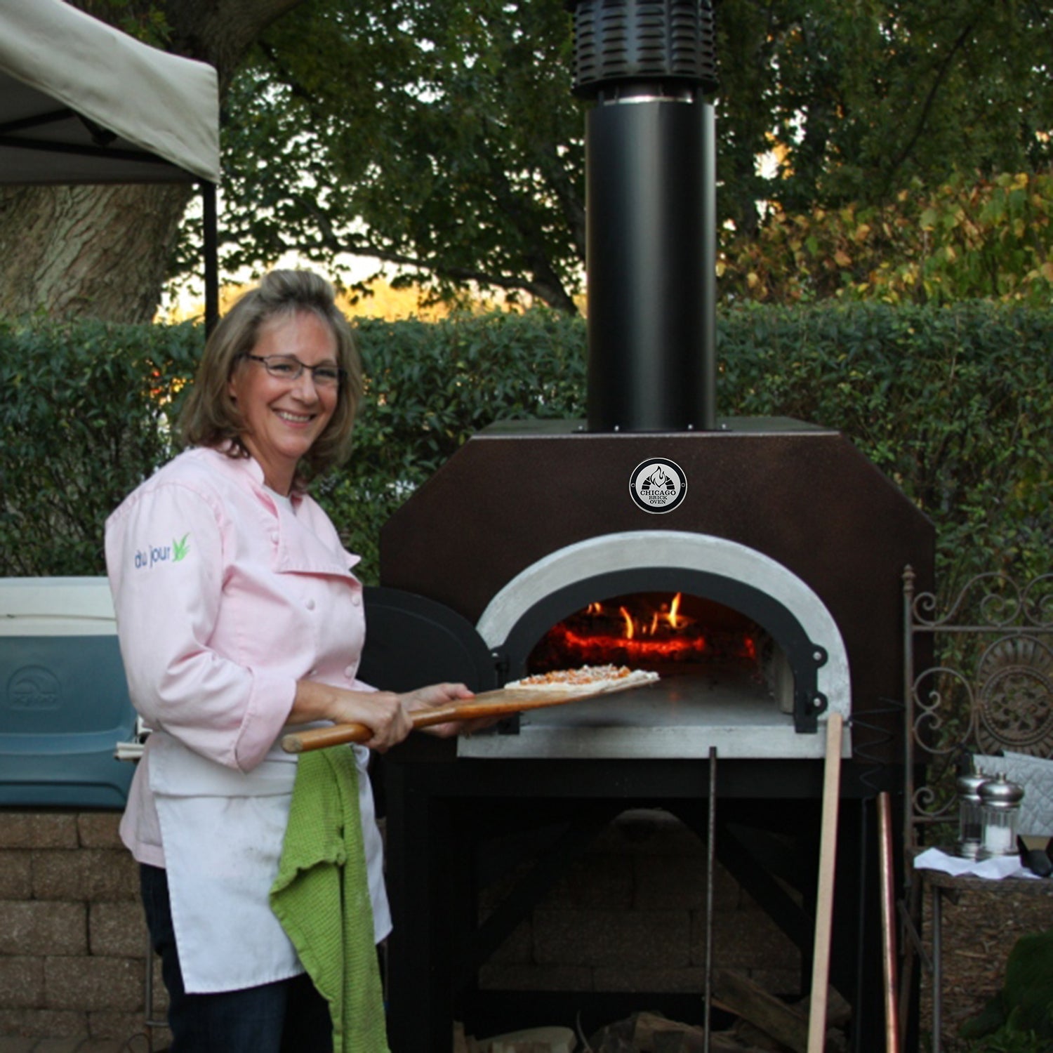 CBO 750 Countertop Wood Fired Pizza Oven - 38