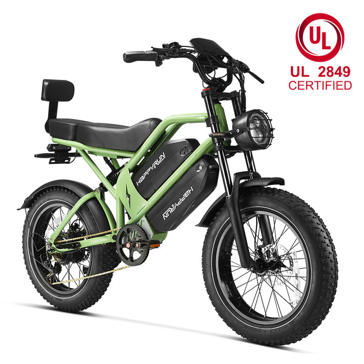 HappyRun G70 750W Hydraulic Brakes Fast Electric Cargo Bikes