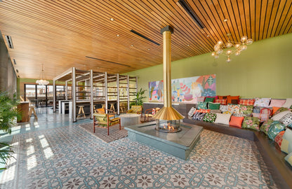 Malm High Sierras Mid Century Modern Electric Fireplace Ventless MCM Fireplace Zircon