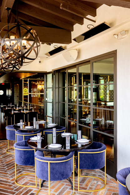 Wall Mount white 4500W bromic platinum series outdoor restaurant Electric Heater